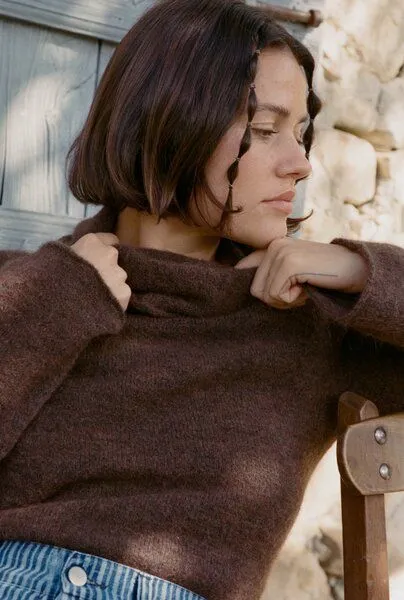 Nénés Nénés Coralies Pullover – Braun, Braun, – Produktbild 2 von 4