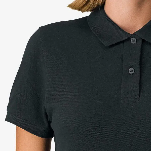 YTWOO YTWOO Klassiches Damen-Poloshirt, Schwarz, – Produktbild 4 von 4
