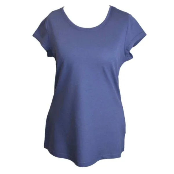 CON_STANT CON_STANT Shirt "Piqué" mit Kappärmel, Marine, – Produktbild 1 von 1