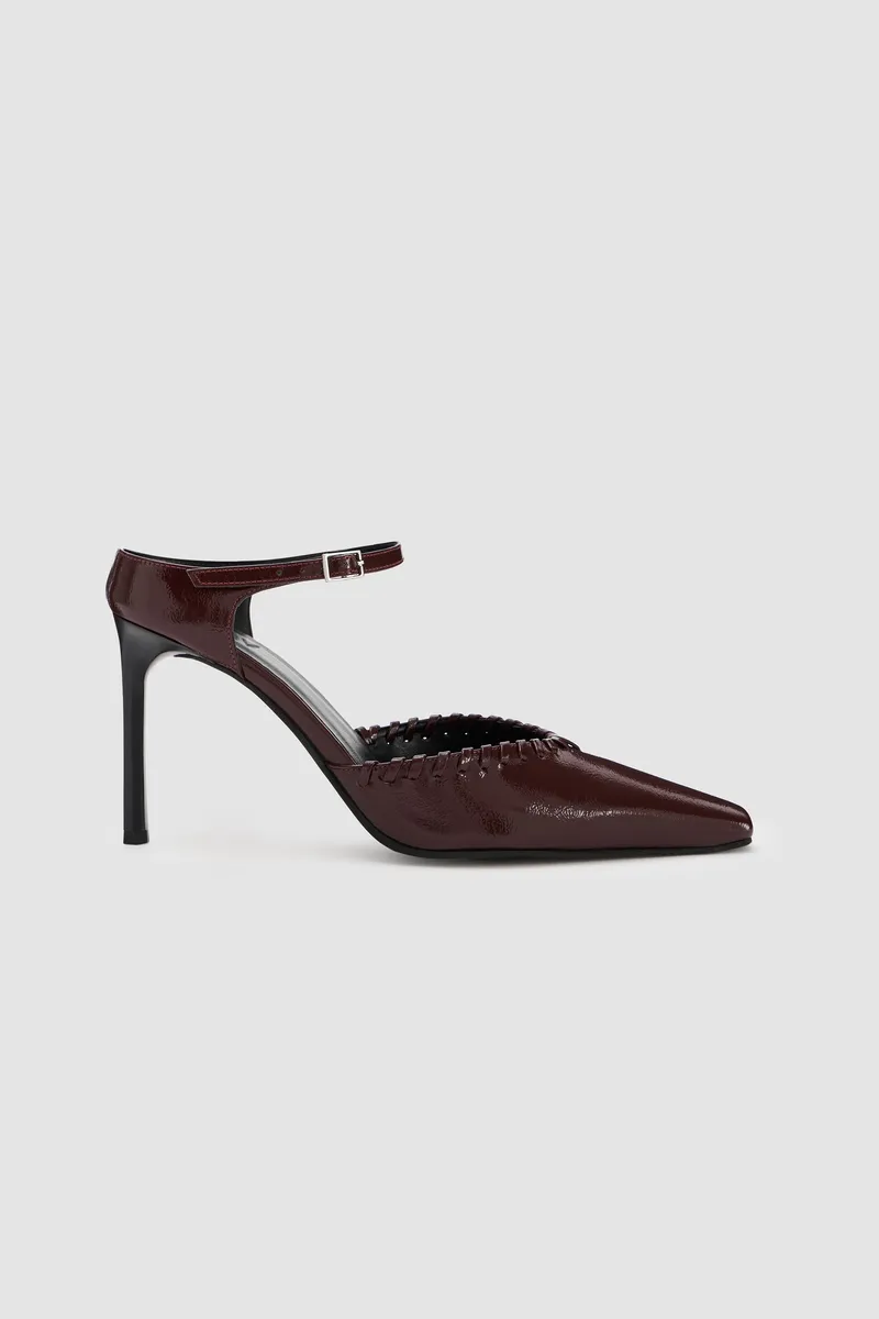 Prev Prev Damen vegan High Heels Grace In Deep Plum, Violett, – Produktbild 2 von 2