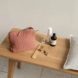 Yumeko Kulturbeutel "Yumeko" aus Musselin-Baumwolle – Produktbild 1 von 1