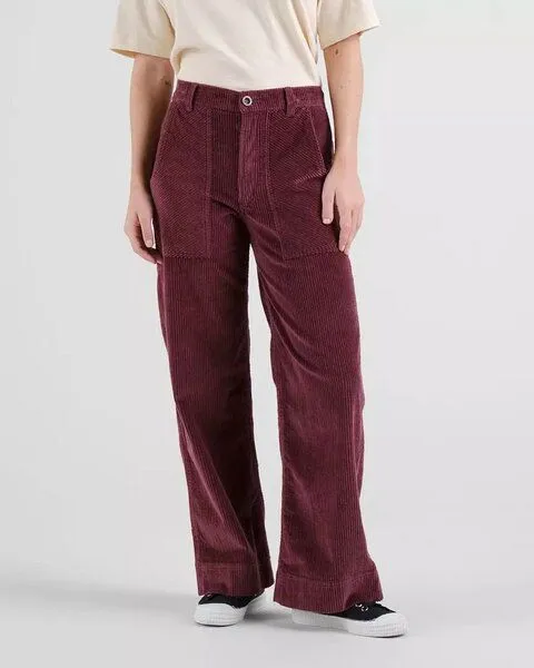 Dedicated DEDICATED Cord Hose Vara Corduroy - Fig Red – Produktbild 1 von 4