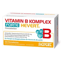 VITAMIN B HEVERT VITAMIN B HEVERT Vitamin B Komplex forte Hevert Tabletten – Produktbild 1 von 1