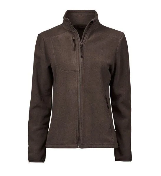 TeeJays TeeJays Übergangsjacke Outdoor Fleecejacke Damen bis Gr. 3XL Trail Fleece Jacket Recyceltes Polyester, Navy, – Produktbild 1 von 4