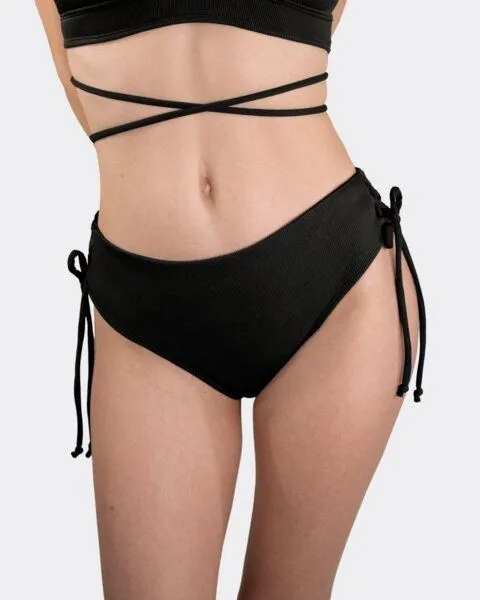 MYLILY MYLILY Perioden Bikini Hose Crinkle mit gekreuzter Schnürung – Produktbild 1 von 3