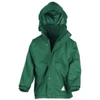 Result Genuine Recycled Result Genuine Recycled Kinder Junior Regenjacke Winterjacke Fleece gefüttert, Bottle green, – Produktbild 1 von 1