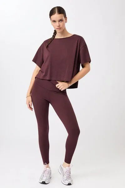 mandala mandala Boxy Tee, Ruby (rot), – Produktbild 3 von 3