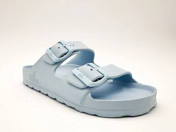 thies Vegane Ecofoam Sandale thies, Sky, – Produktbild 3 von 4