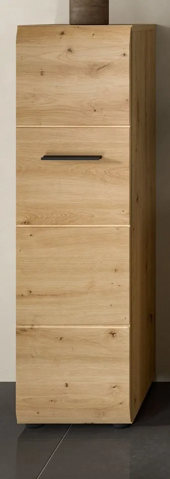 Inn.Furn Badkommode Cover (Badschrank in Eiche Artisan, 30 x 106 cm), als Hängeschrank oder stehend, Beige, – Produktbild 2 von 5