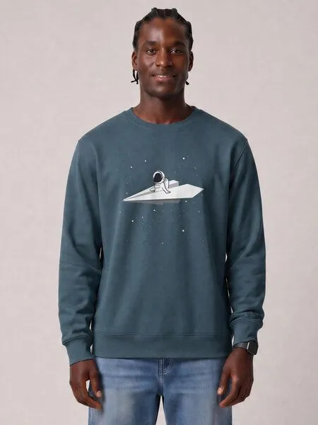 watapparel watapparel Sweatshirt Unisex Fly me to the moon, Stargazer, – Produktbild 2 von 2