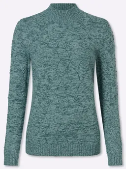 Witt Stehkragenpullover jade-petrol-meliert – Produktbild 1 von 1