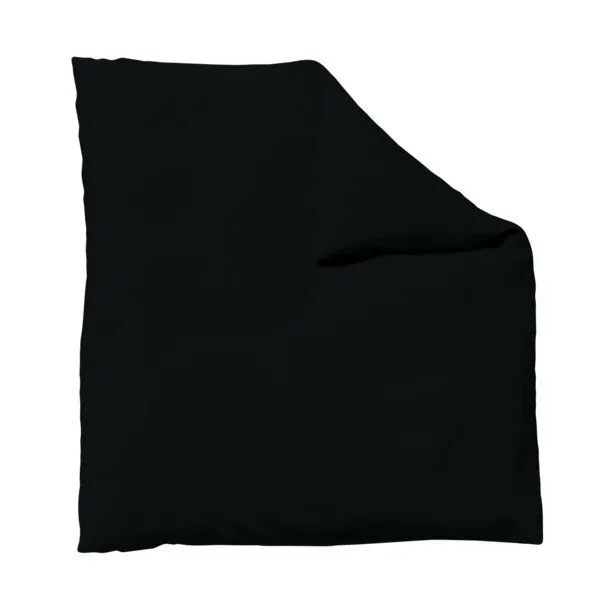 Schlafgut Schlafgut Bettdeckenbezug Knitted Jersey - 95% Biobaumwolle, 5% Elasthan - uni, Off-black, – Produktbild 1 von 4