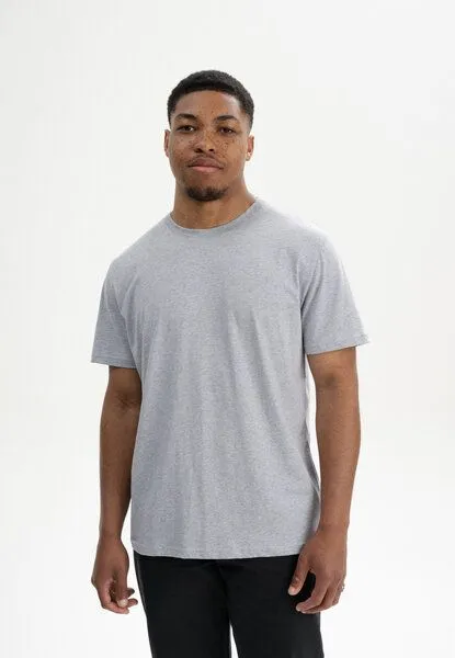 MELA MELA T-Shirt Style SADHIL aus 100% Bio-Baumwolle, Grey-melange, – Produktbild 1 von 4
