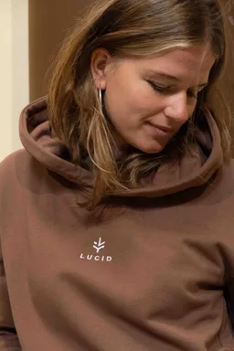 Lucid Collective Lucid Collective Herren vegan Hoodie Ease Unisex Braun – Produktbild 1 von 1