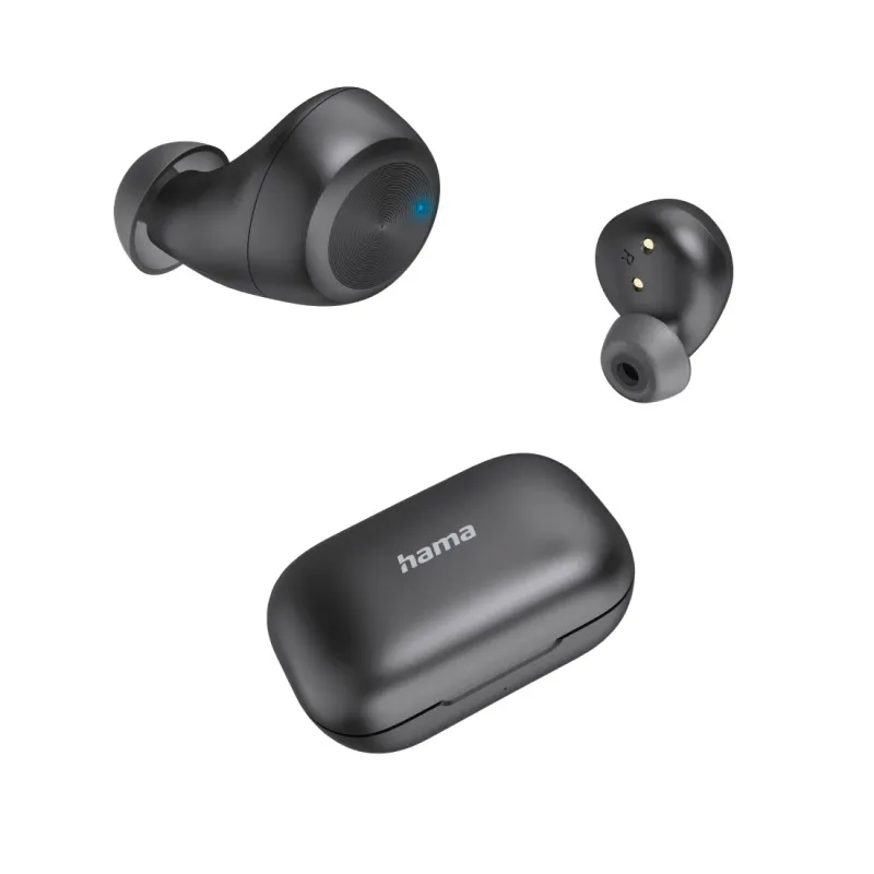 Hama Hama Bluetooth®-Kopfhörer "Spirit Chop II", TWS, In-Ear, Equalizer, Schwarz, – Produktbild 3 von 5
