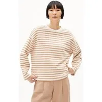 ARMEDANGELS ARMEDANGELS FRANKAA MAARLEN STRIPE Damen Sweatshirt aus Bio-Baumwolle, Undyed-beige blond, – Produktbild 1 von 1
