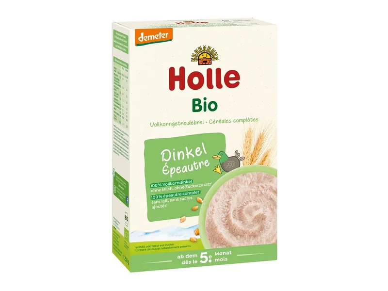 Holle Holle Bio-Babybrei Dinkel 250 g – Produktbild 2 von 3