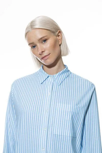 mey Mey Schlafanzug Pyjama lang "Elva" Bio-Baumwolle, Dream blue, – Produktbild 3 von 3