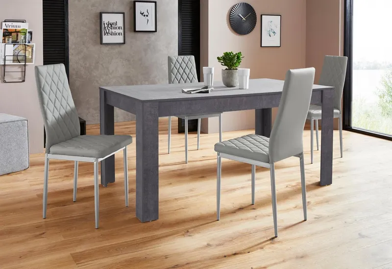 OTTO home Esstisch Meigh (OTTO-Choices), aus Holzwerkstoff, Breite 160 cm, Grau, – Produktbild 8 von 8