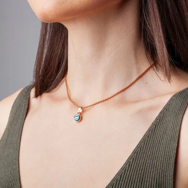 ALEXASCHA ALEXASCHA Kettenanhänger aus Glas | Mix & Match Charms, Malachitgrün, – Produktbild 3 von 4