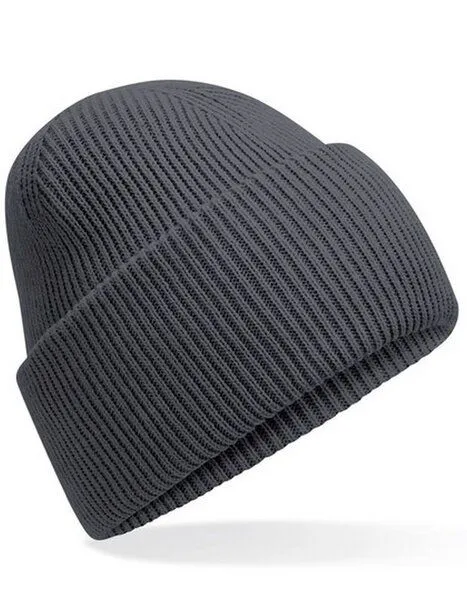 Beechfield Beechfield Damen / Herren Klassische Mütze mit tiefem Umschlag 30, Graphite grau, – Produktbild 1 von 2