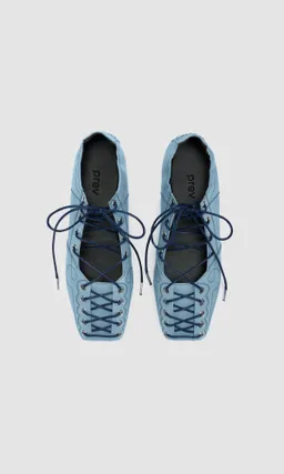 Prev Prev Damen vegan Ballerinas Mae Naia Hellblau – Produktbild 1 von 1