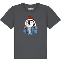 watabout kids watabout.kids T-Shirt Kinder Pinguin, Anthracite, – Produktbild 1 von 1