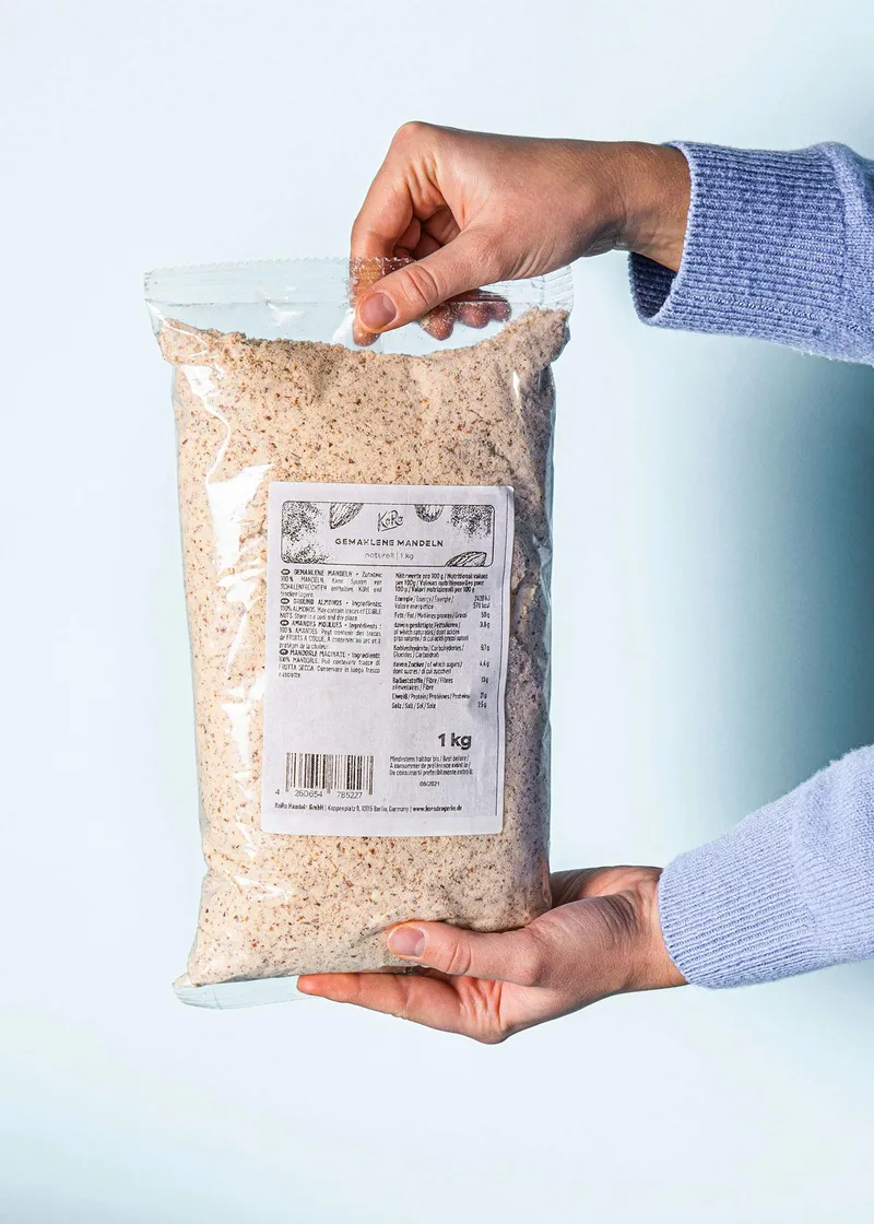 KoRo Gemahlene Mandeln 1 kg – Produktbild 5 von 5