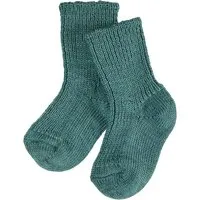 hirsch natur Baby und Kinder Socken Bio-Schurwolle Grobstrick petrol Gr.18-20 – Produktbild 1 von 1