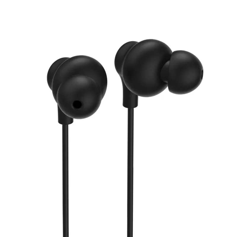 Hama Hama Kopfhörer "Popply", In-Ear, Mikrofon, Kabelknickschutz, 3,5 mm, Schwarz, – Produktbild 4 von 6