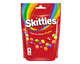 Skittles Skittles Süßigkeit, Skittles Fruits Kaubonbons in Zuckerhülle mit Fruchtgeschmack 136g – Produktbild 1 von 1