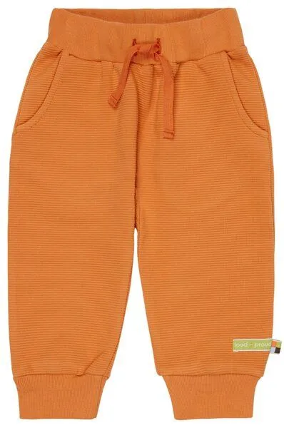 loud + proud loud + proud Babys & Kinder Hose Rippenstruktur, GOTS-zertifiziert, Carrot(orange), – Produktbild 2 von 2