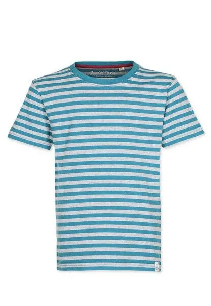 Band of Rascals Band of Rascals Striped T-Shirt, Petrol, – Produktbild 2 von 4