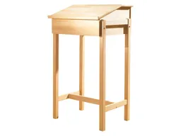 Stehpult "Victoria" aus massiver Buche, mit Ablagefach B 62,5 x T 55 x 112 cm – Produktbild 1 von 1