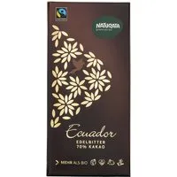 Naturata NATURATA Bio-Edelbitter-Schokolade "Ecuador" 70 % Kakao, 100 g – Produktbild 1 von 1