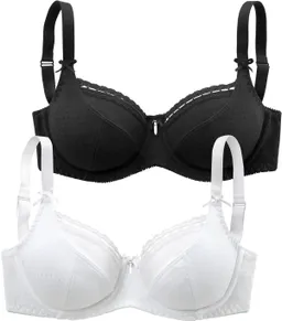 petite fleur by Lascana Bügel-BH weiß+schwarz – Produktbild 1 von 1