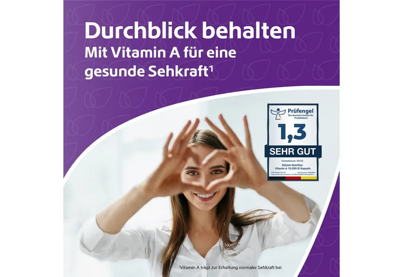 R(h)ein Nutrition R(h)ein Nutrition Vitamin A 10000 I.E. – Produktbild 3 von 5