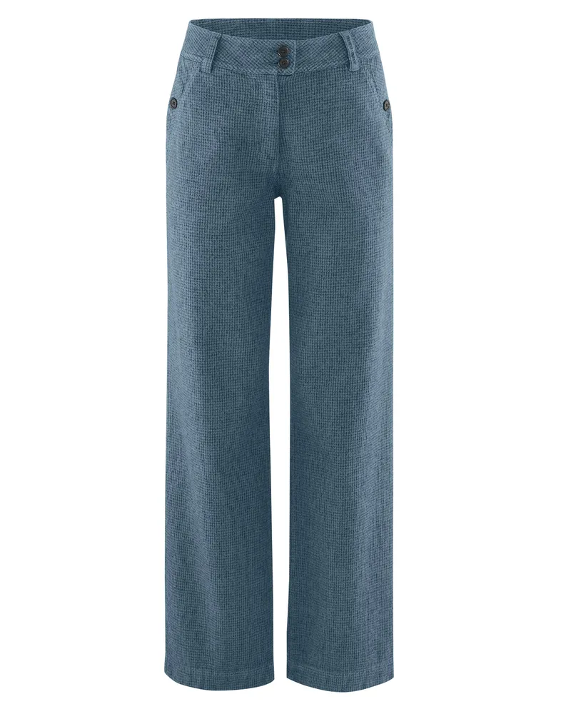 HempAge Hempage Damen vegan Hose Von Pepita Dove Bläulich Grau, Blau, – Produktbild 1 von 1