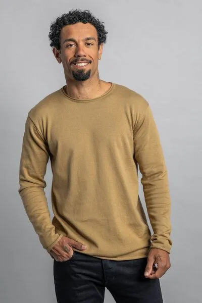 DIRTS dirts Strick-Longsleeve, Sepia, – Produktbild 1 von 4