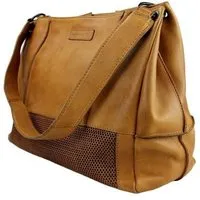 manbefair manbefair SHOPPER FIRENZE Leder, Cognac, – Produktbild 1 von 1