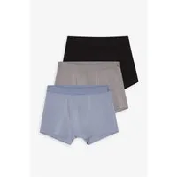 Bread & Boxers Boxer Brief GOTS, 3er Pack, Mixed seasons haze blue, – Produktbild 1 von 1