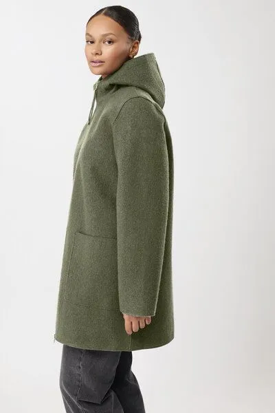 LangerChen LangerChen Kapuzenjacke aus Walk mit Membran, Sencha, – Produktbild 3 von 4