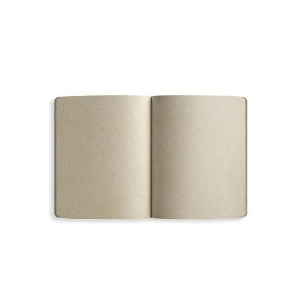 matabooks® matabooks® Notizbuch A6 blanko aus Graspapier mit Samenpapier-Cover – Samenbuch, Orange, – Produktbild 2 von 4
