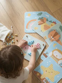 Vertbaudet Vertbaudet Mosaikbilder Kinder aus Holz FSC® – Produktbild 1 von 1
