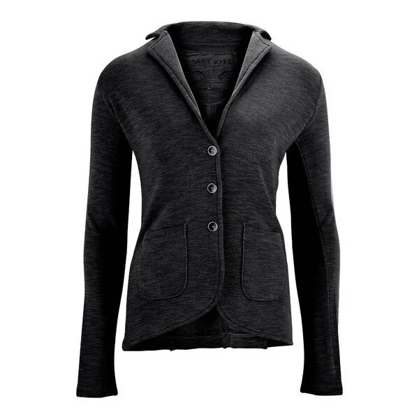 NATIVE SOULS NATIVE SOULS Jersey Blazer Damen, Black, – Produktbild 1 von 1