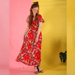 ManduTrap ManduTrap Rot gemustertes Sommerkleid Hanita – Produktbild 1 von 1
