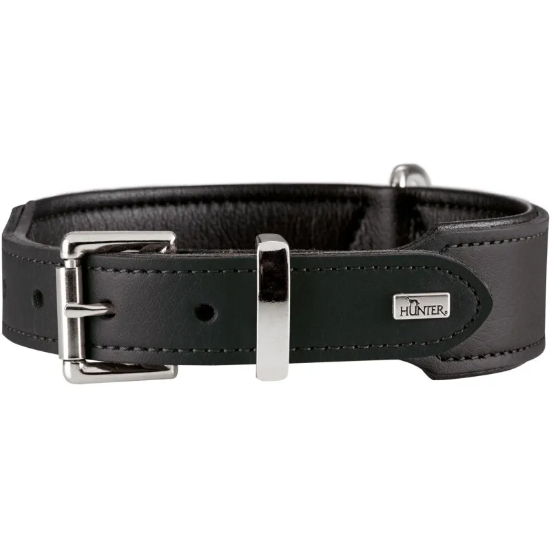 Hunter Hunter Hundehalsband basic schwarz S-M, Schwarz, – Produktbild 1 von 1