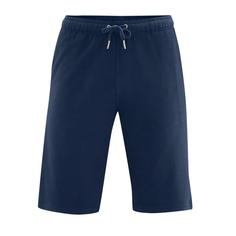 Living Crafts Living Crafts - Herren Sweat-Shorts (100% Bio-Baumwolle), Blau, – Produktbild 1 von 2