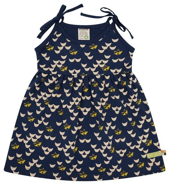 loud + proud loud + proud Babys & Kinder Kleid Druck, GOTS-zertifiziert, Ultramarine(blau), – Produktbild 1 von 2