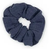Hutch Putch Hutch&Putch Musselin-Scrunchie • Kinder, Graublau, – Produktbild 1 von 1